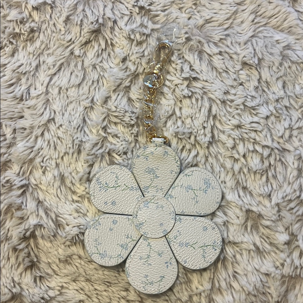 Stoney Clover Lane Floral Crossbody Bag - White and Blue